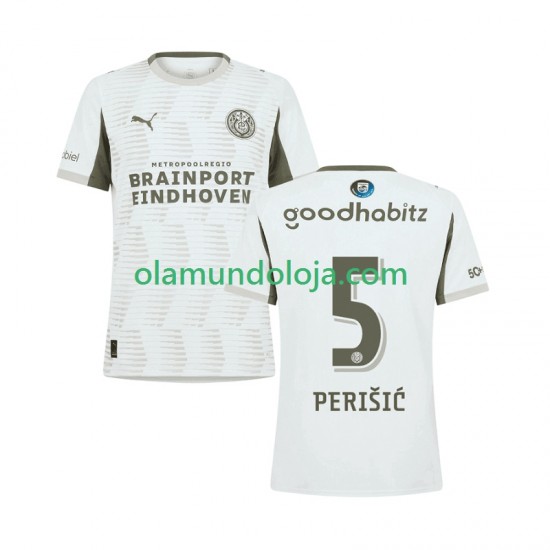 Camisola PSV Eindhoven Ivan Perisic 5 Homem Equipamento Terceiro 2025-2026 Manga Curta